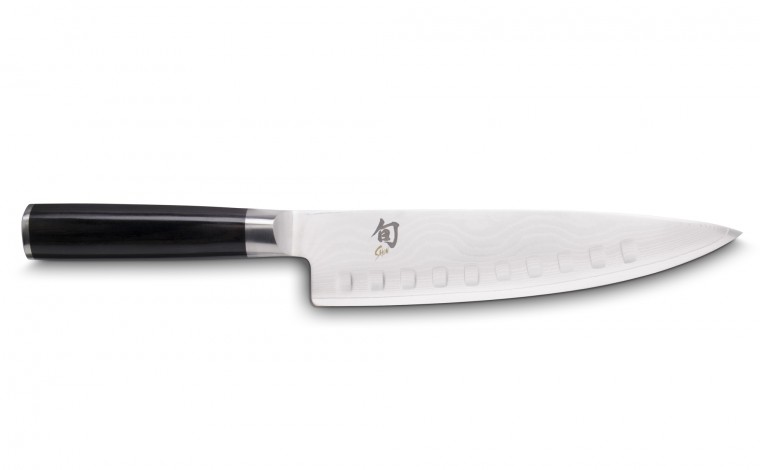 KAI Shun DM-0719 Couteau de cuisine alvéolé damas 20 cm