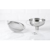 Funnel - removable stainless steel sieve