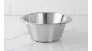 Bassine inox 18 cm fond plat