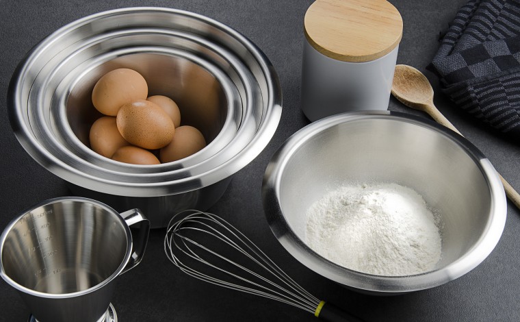 Bassine inox 20 cm fond plat