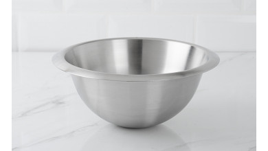 Bassine inox demi-ronde 20 cm