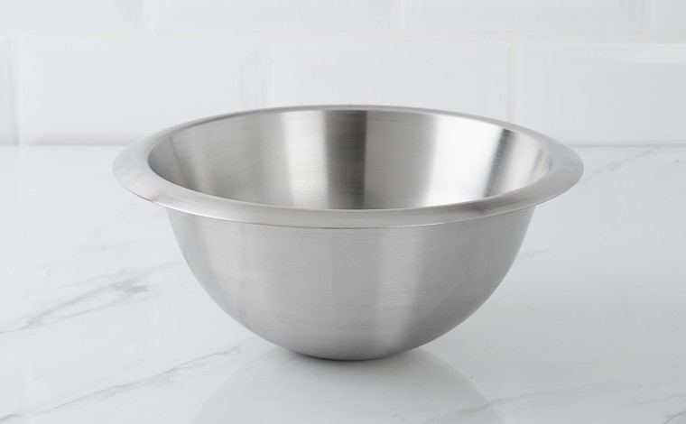 Bassine inox demi-ronde 20 cm