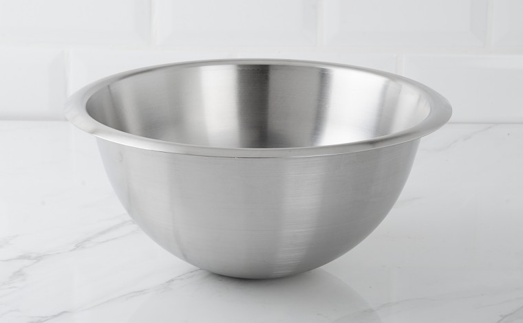 Half-round stainless steel basin 25 cm