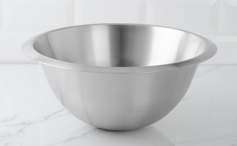 Bassine inox demi-ronde 30 cm