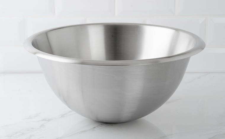 Bassine inox demi-ronde 35 cm