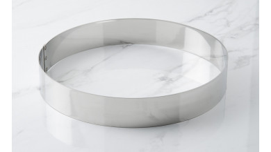 Foam stainless steel circle - Diameter 24 cm