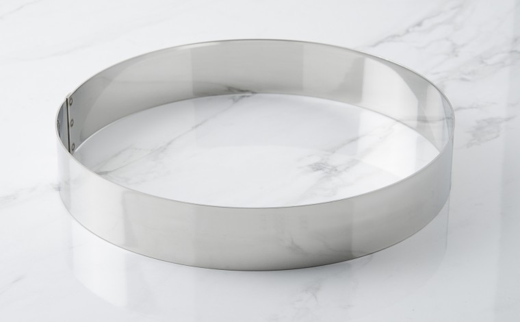 Foam stainless steel circle - Diameter 24 cm