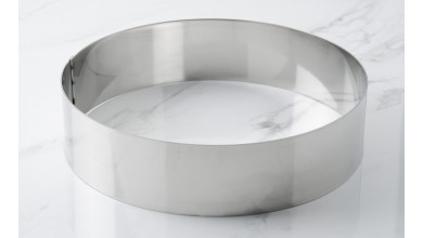 Cercle inox à vacherin - Diamètre 24 cm