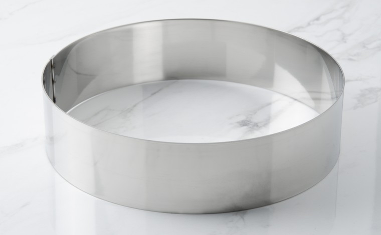 Cercle inox à vacherin - Diamètre 24 cm