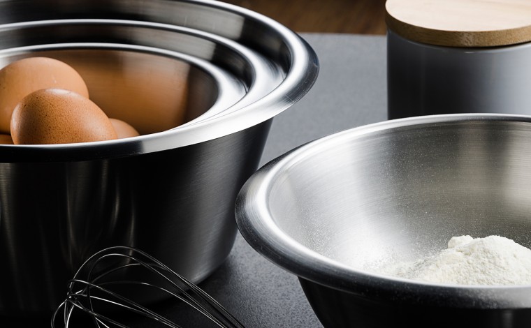 Bassine inox 20 cm fond plat