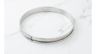 Cercle inox à tarte - Diamètre 14 cm