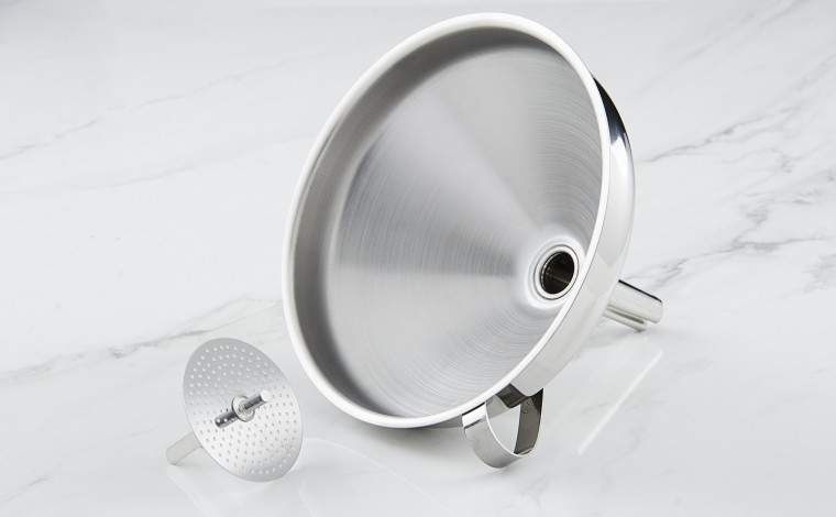 Stainless funnel - colander