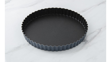 Exopan fixed bottom fluted tourtière - Diameter 20 cm