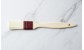 Flat brush hairs in synthetic fiber 3 cm
