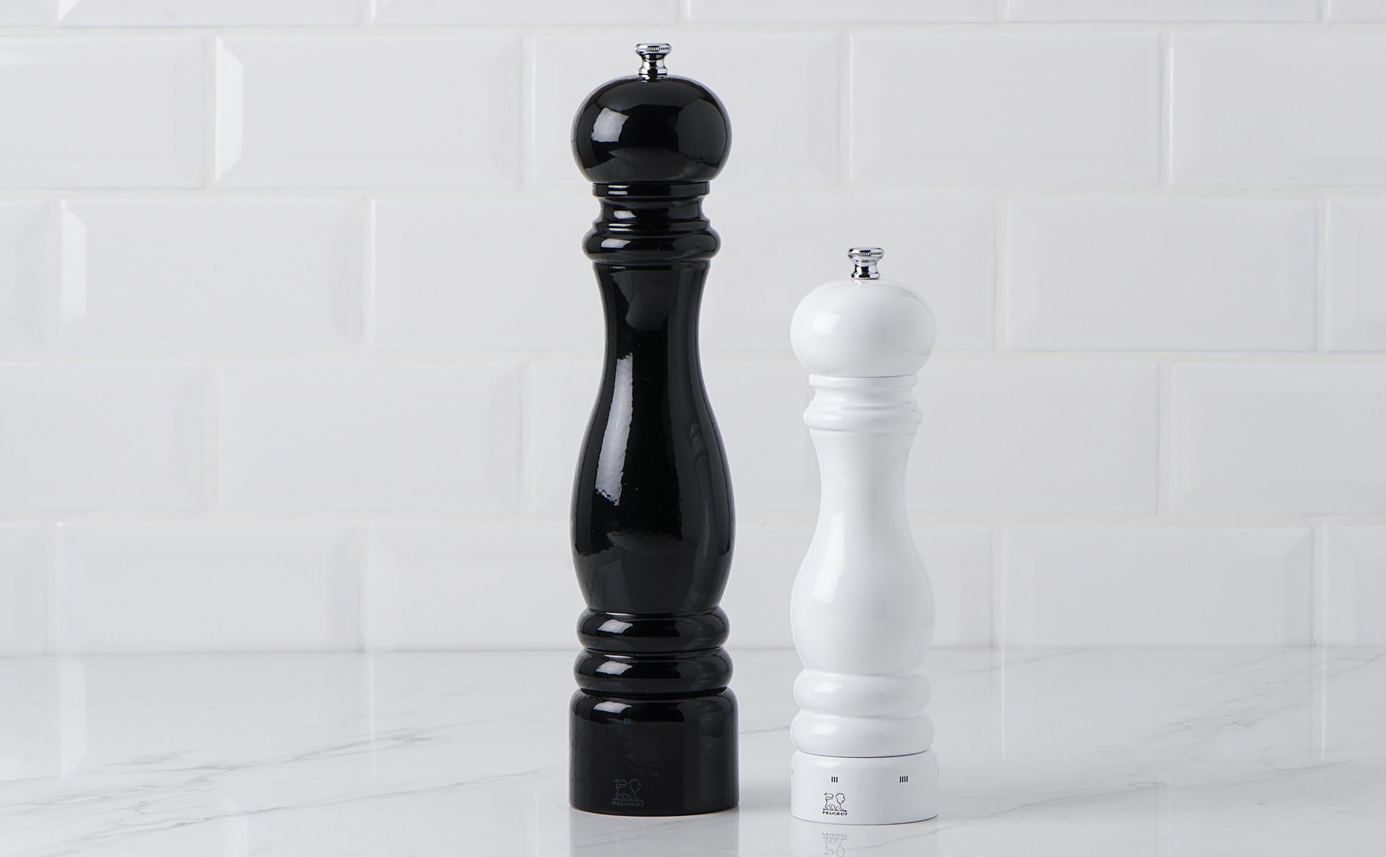 Pepper mill 22 cm PARIS U'Select - white laqué - Colichef