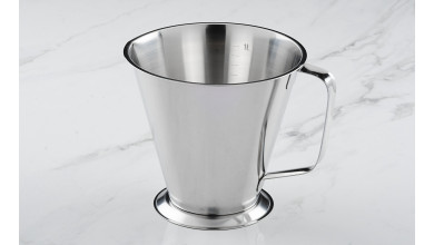 1 litre stainless steel graduated measure