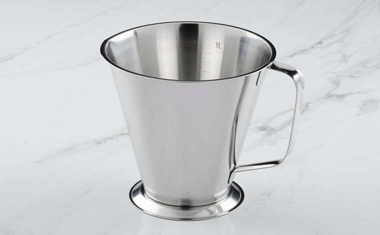 1 litre stainless steel graduated measure
