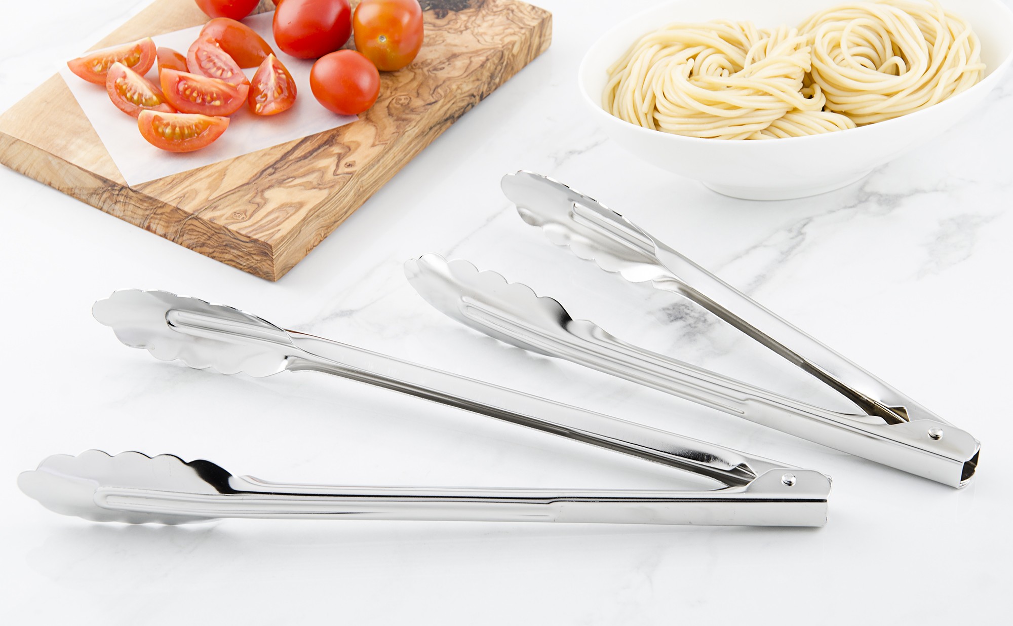 Pince de cuisine multi service en inox longueur 30 cm - Matfer