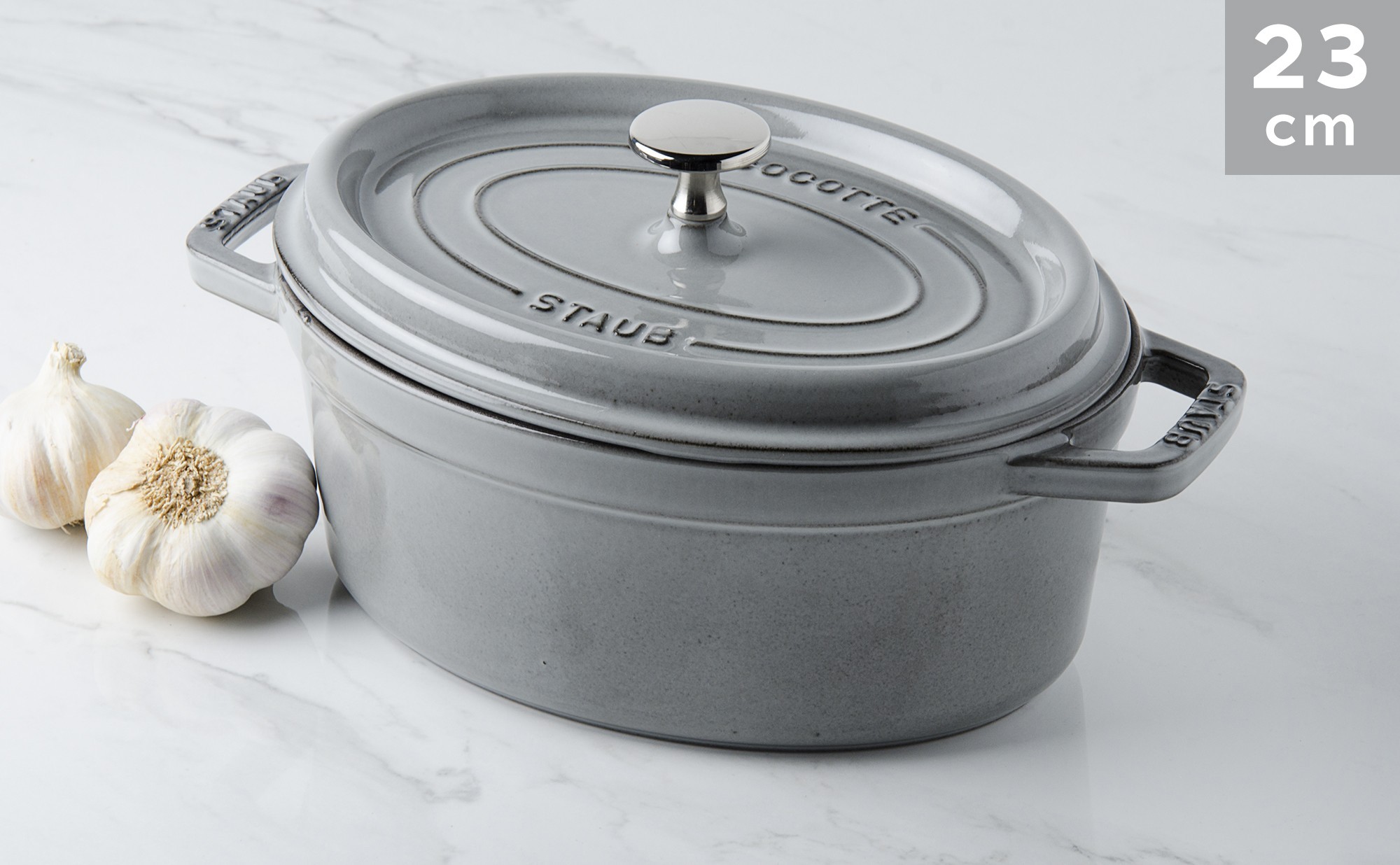 Cocotte en fonte Staub ovale 23 cm Colichef