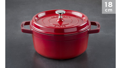 Cocotte Staub Cerise ronde 18 cm