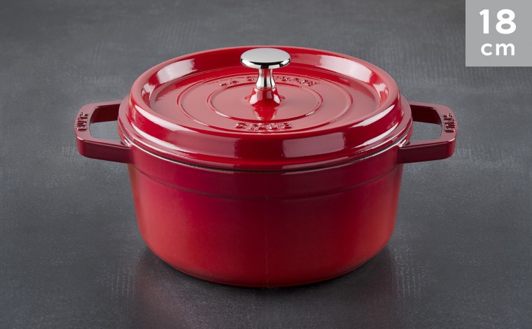 Cocotte Staub Cerise ronde 18 cm