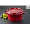 Cocotte Staub Round Cherry 28 cm