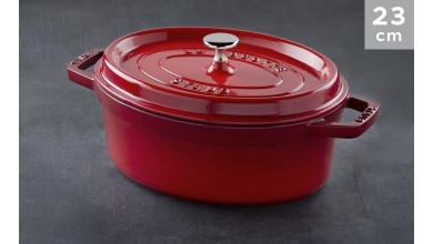 Cocotte Staub Cerise ovale 23 cm