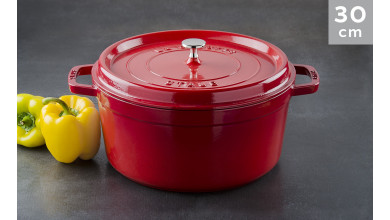 Cocotte Staub Cerise ronde 30 cm