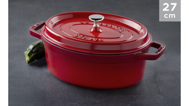 Cocotte Staub Oval Cherry 27 cm