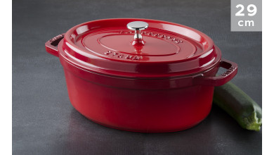 Cocotte Staub Oval Cherry 29 cm