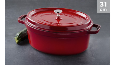 Cocotte Staub Oval Cherry 31 cm