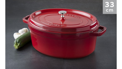 Cocotte Staub Oval Cherry 33 cm