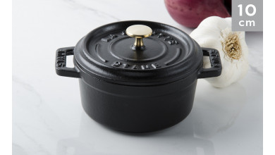 Cocotte black cast iron 10 cm