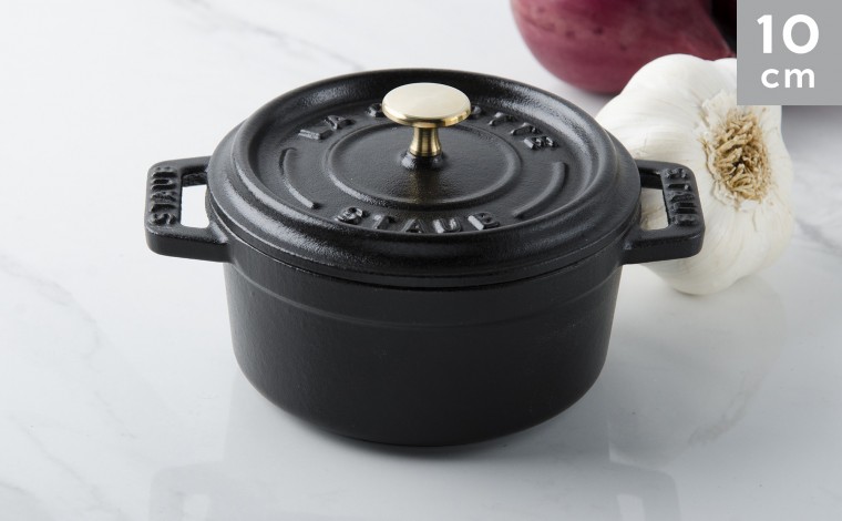 Cocotte black cast iron 10 cm