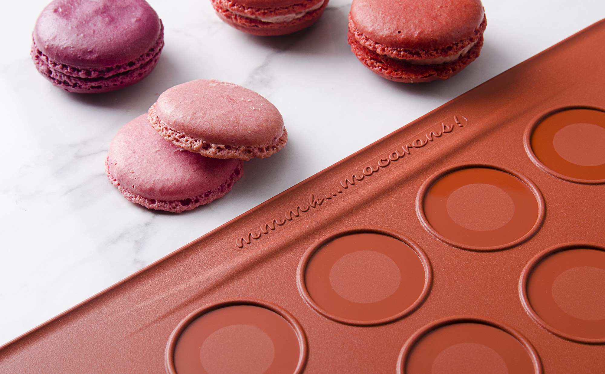 Pailles réutilisables en silicone, Couleur macaron