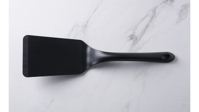 Exoglass bent spatula for non-stick