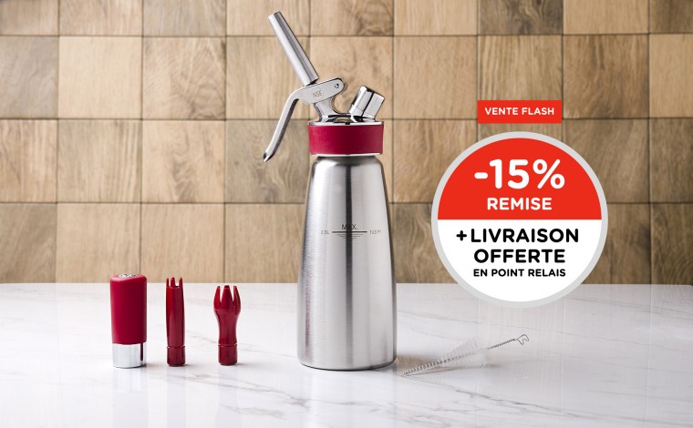 Siphon Isi Gourmet WHip 0.5 litre