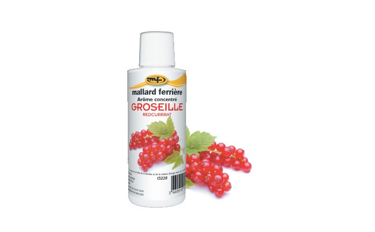Arôme alimentaire concentré Groseille 125ml - La bouteille de 125ml