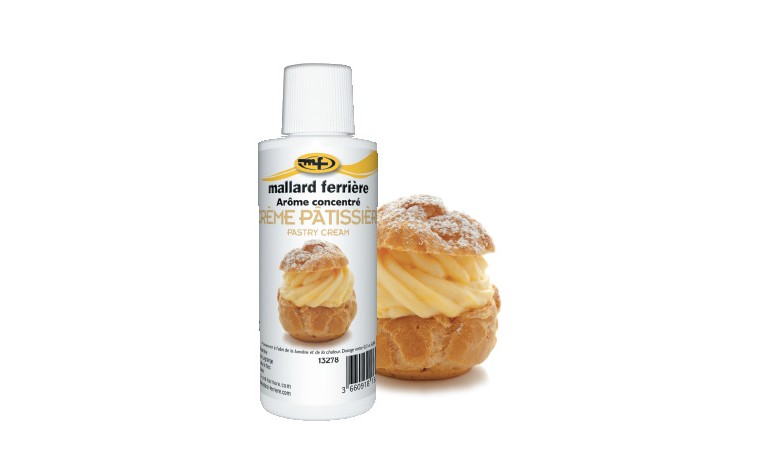 Arôme alimentaire concentré Crème pâtissière 125ml - La bouteille de 125ml
