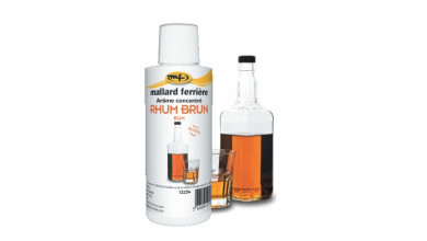 Arôme alimentaire concentré Rhum Brun 125ml - La bouteille de 125ml