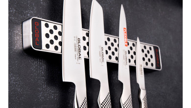 Set de 4 couteaux + barre aimantée Global - Colichef
