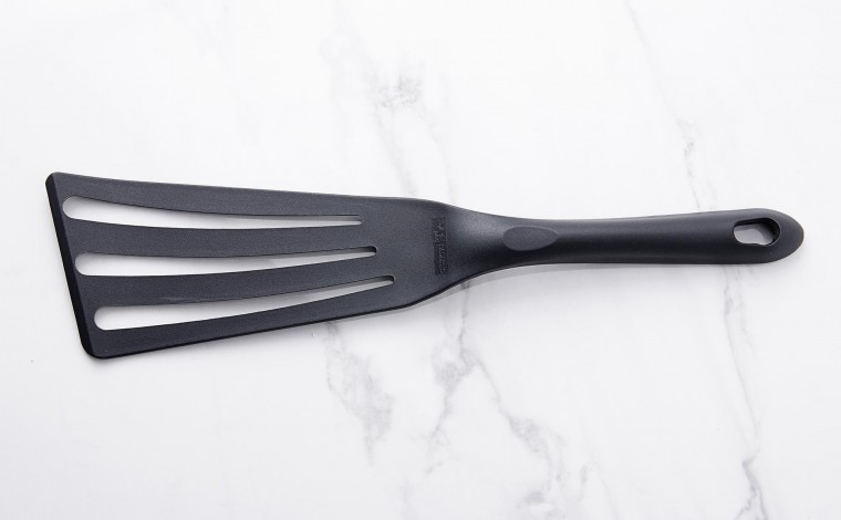 Exoglass open-ended spatula for non-stick