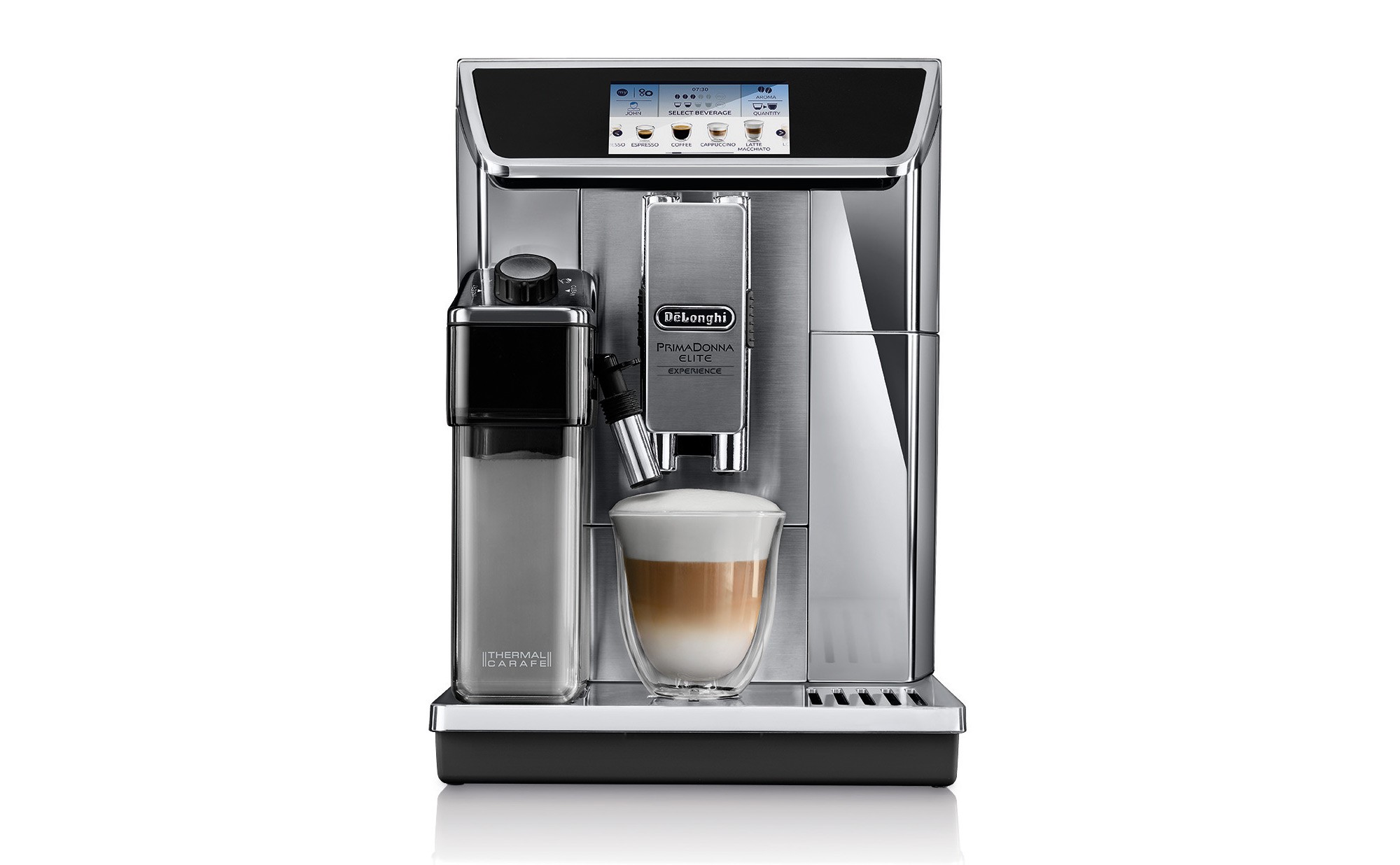 Ripley - CAFETERA DELONGHI SUPERAUTOMATICA ECAM650.75 PRIMADONNA ELITE