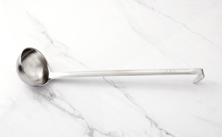 Single-block stainless steel ladle Diameter 8 cm