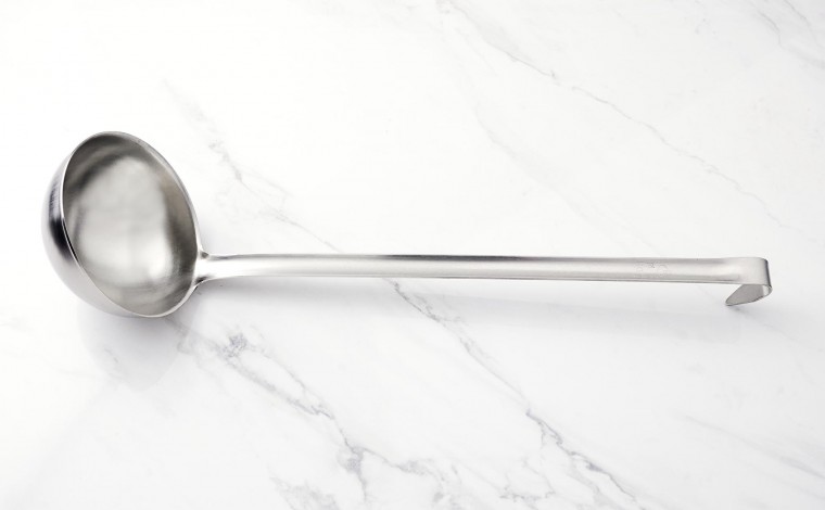 Single-piece stainless steel ladle Diameter 12 cm