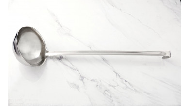 Single-piece stainless steel ladle Diameter 14 cm