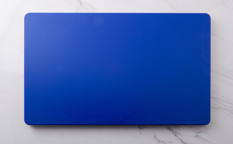 Blue cutting board