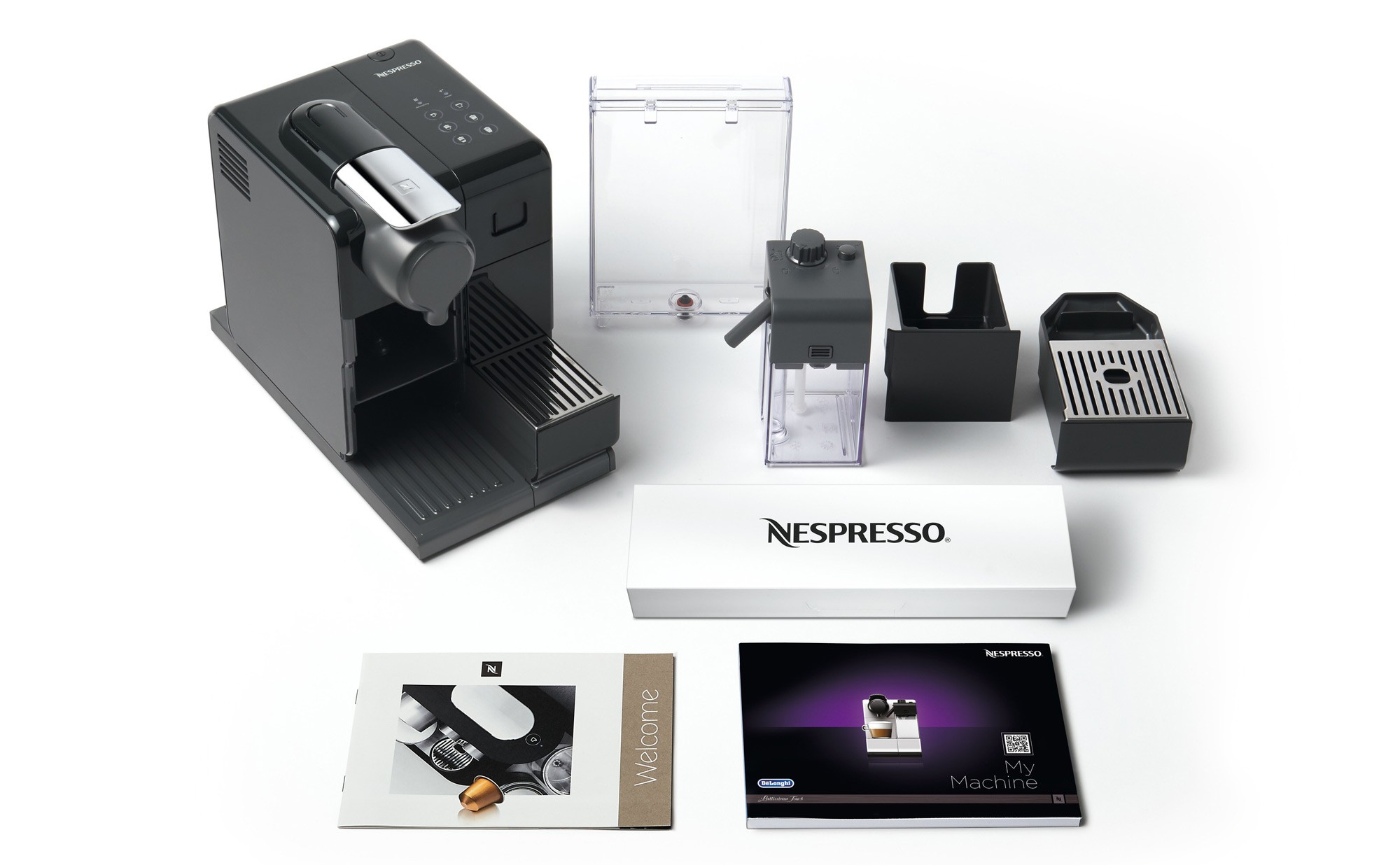 Machine Nespresso Lattissima Touch noir EN560B Delonghi