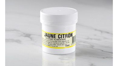 Colorant alimentaire en poudre Jaune Citron 20gr