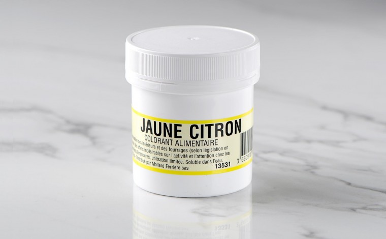 Colorant alimentaire en poudre Jaune Citron 20gr